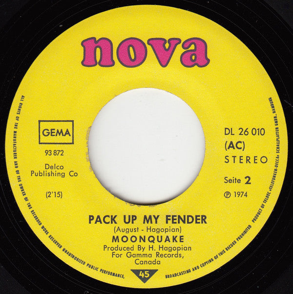 Moonquake : Tomorrow (7", Single)