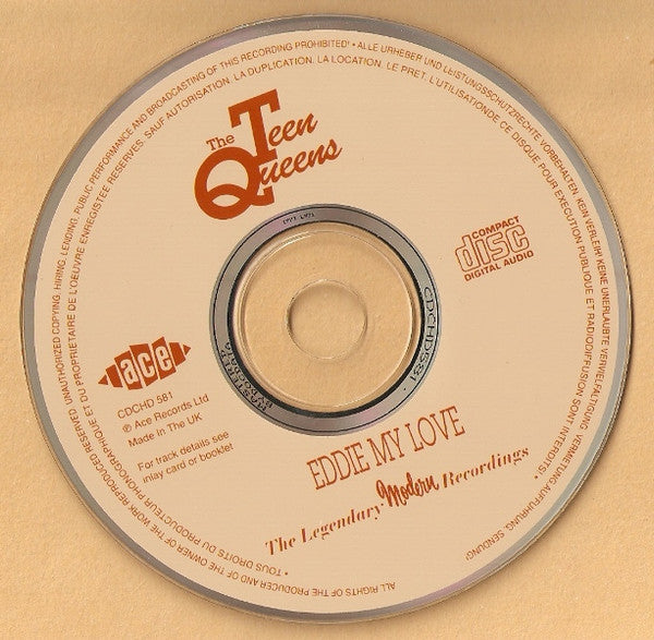 The Teen Queens : Eddie My Love (CD, Comp)