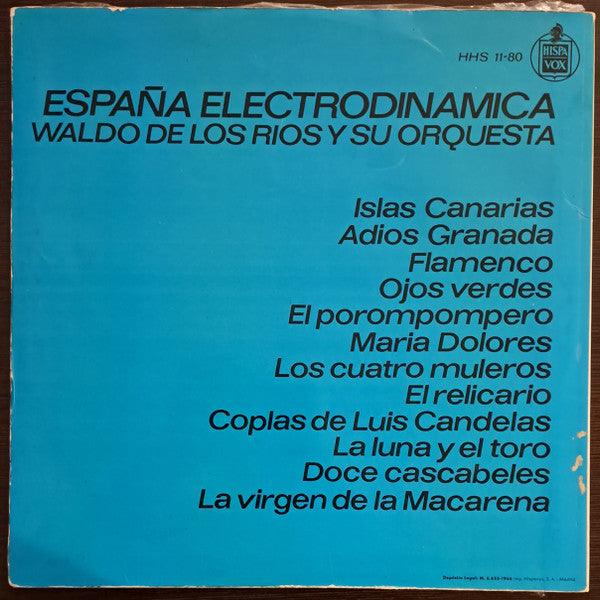 Waldo De Los Ríos Y Su Orquesta : España Electrodinámica / 1 (LP, Comp)