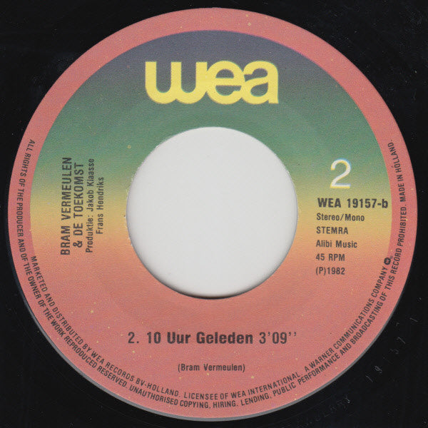 Bram Vermeulen En De Toekomst : Burgerman (7", Single)