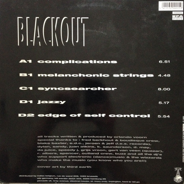 Baruka : Black Out EP (2x12", EP)