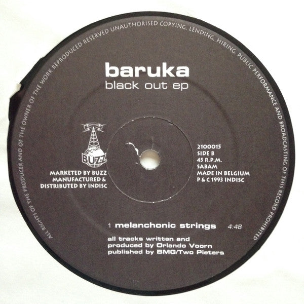 Baruka : Black Out EP (2x12", EP)