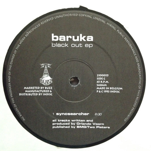 Baruka : Black Out EP (2x12", EP)