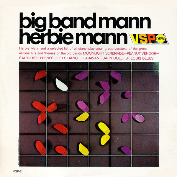 Herbie Mann : Big Band Mann (LP, Comp, Mono, RP)