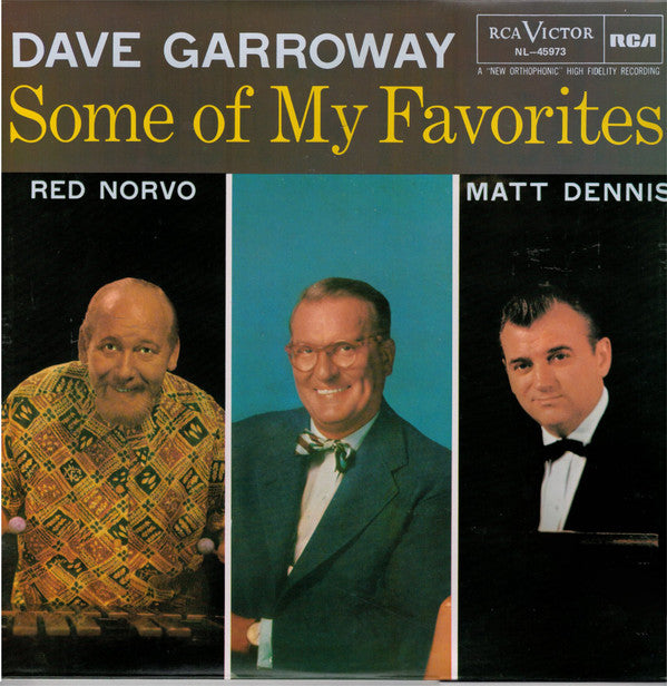 Dave Garroway Presents Matt Dennis, Red Norvo : Some Of My Friends (LP, Album, RE)