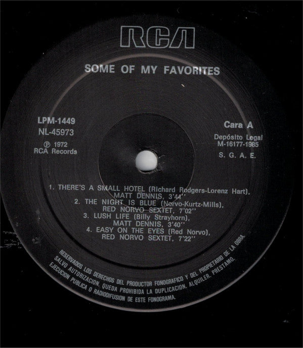 Dave Garroway Presents Matt Dennis, Red Norvo : Some Of My Friends (LP, Album, RE)