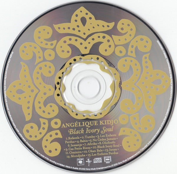 Angélique Kidjo : Black Ivory Soul (CD, Album)