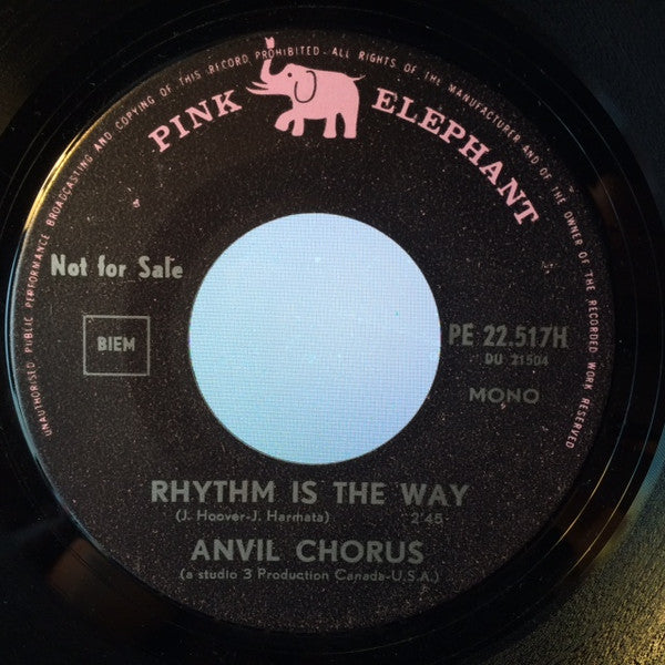 Anvil Chorus (2) : Rhythm Is The Way (7", Mono, Promo)