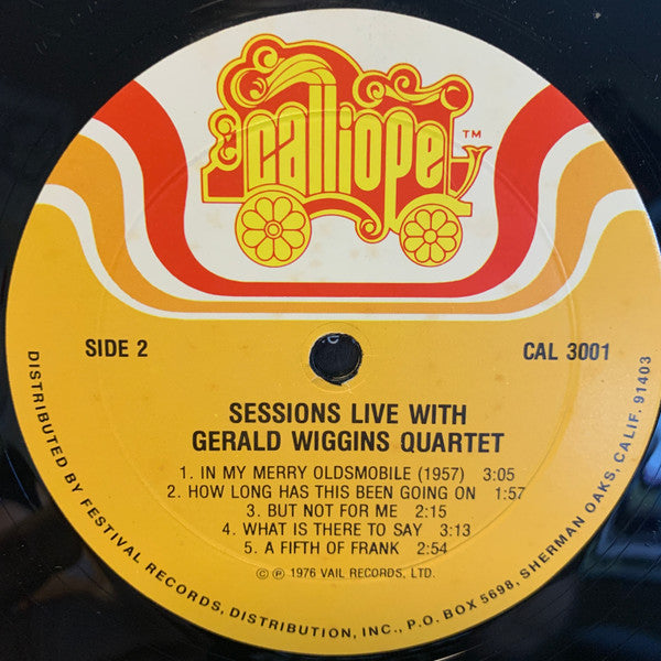 Oscar Peterson / Gerald Wiggins : Sessions, Live (LP)