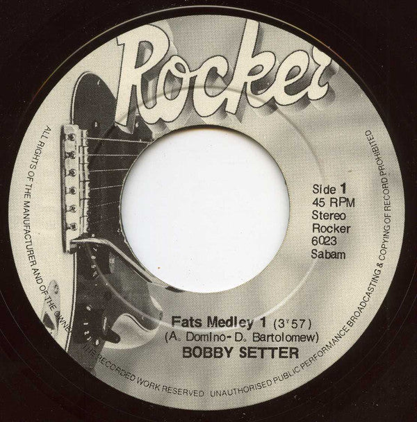 Bobby Setter : Fats Medley 1 / Killing Time (7", Single)
