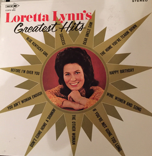 Loretta Lynn : Loretta Lynn's Greatest Hits (LP, Comp)