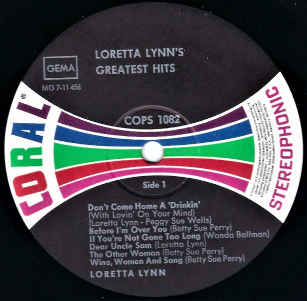 Loretta Lynn : Loretta Lynn's Greatest Hits (LP, Comp)