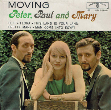 Peter, Paul & Mary : Moving (7", EP, Mono, RE)