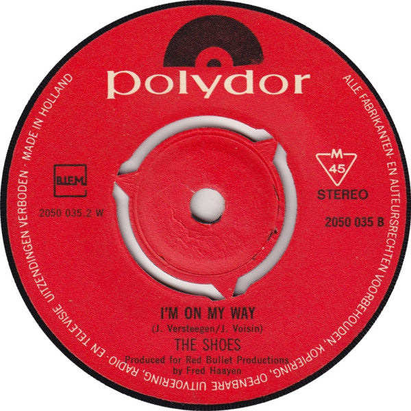 The Shoes : Adiós Corazón / I'm On My Way (7", Single)