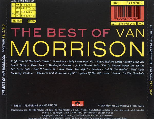 Van Morrison : The Best Of Van Morrison (CD, Comp, RP)