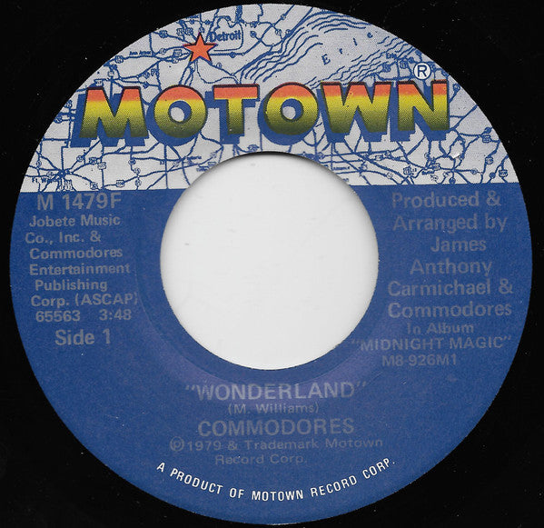 Commodores : Wonderland (7", Single)