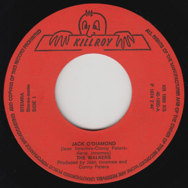The Walkers (2) : Jack O'Diamond / I've Got A Tiger By The Tail (7", Single)