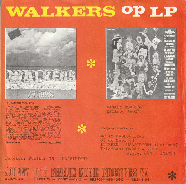 The Walkers (2) : Memphis Tennessee (7", Single)