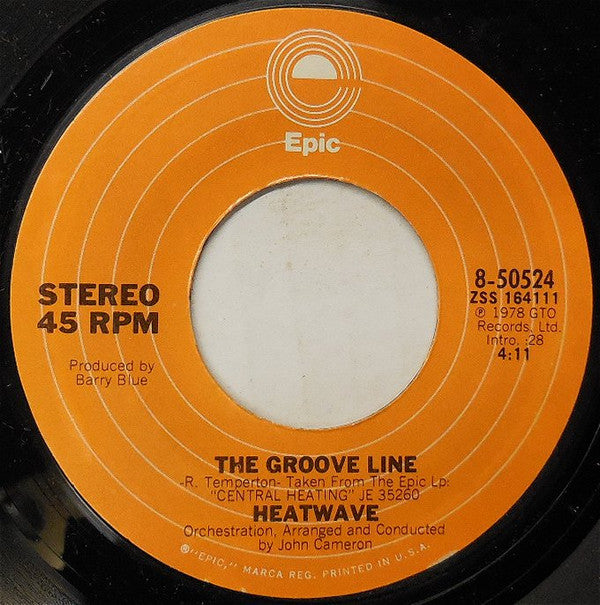 Heatwave : The Groove Line / Happiness Togetherness (7", Styrene, Pit)