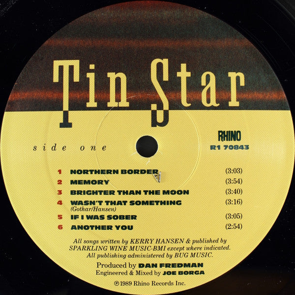Tin Star (2) : Tin Star (LP, Album)