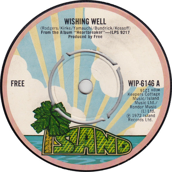 Free : Wishing Well (7", Single, Pus)