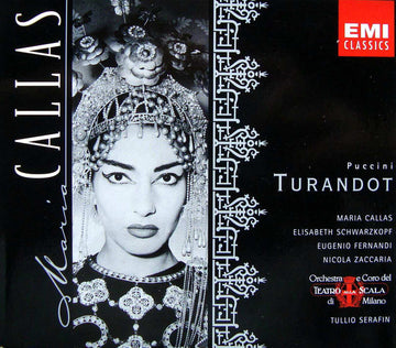 Giacomo Puccini / Maria Callas, Elisabeth Schwarzkopf, Eugenio Fernandi, Nicola Zaccaria, Orchestra Del Teatro Alla Scala E Coro Del Teatro Alla Scala, Tullio Serafin : Turandot (2xCD, Album, Mono, RE, RM + Box, Sli)