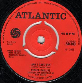Esther Phillips : And I Love Him (7", RE, 3-P)