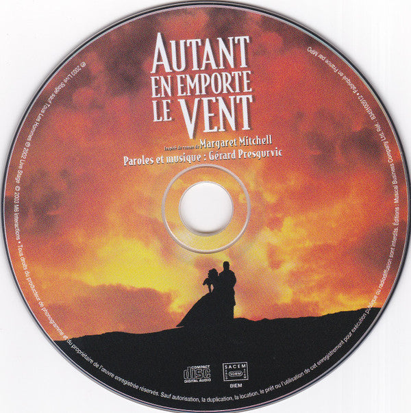 Gérard Presgurvic : Autant En Emporte Le Vent (CD, Album)