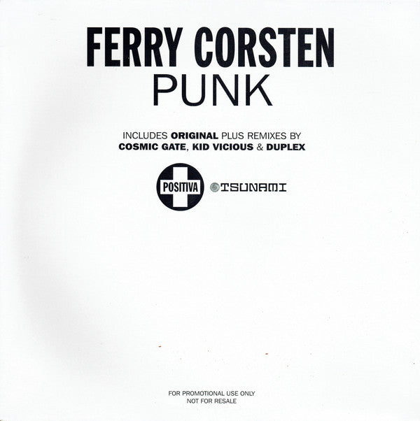 Ferry Corsten : Punk (2x12", Promo)