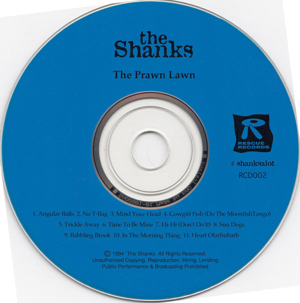 The Shanks (2) : The Prawn Lawn (CD, Album)