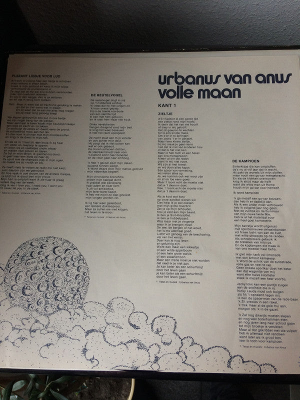 Urbanus Van Anus* : Volle Maan (LP, Album, Gat)