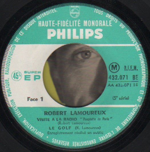 Robert Lamoureux : N°3 (7", EP, RE)