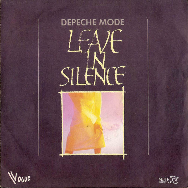Depeche Mode : Leave In Silence (7", Single)