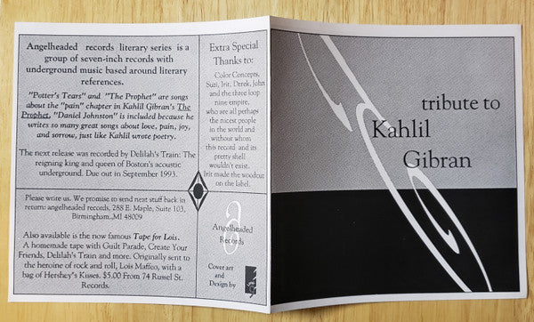 Guilt Parade (2), Create Your Friends : Tribute To Kahlil Gibran (7", Gre)