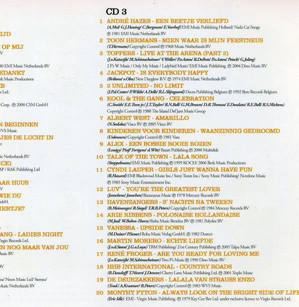 Various : De Beste Feest Hits Ooit (3xCD, Comp)