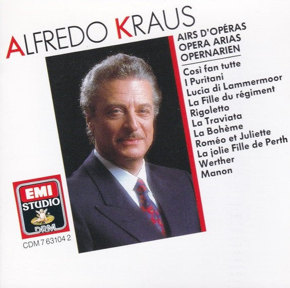 Alfredo Kraus : Airs d'Opéras = Opera Arias = Opernarien (CD, Comp, RM)