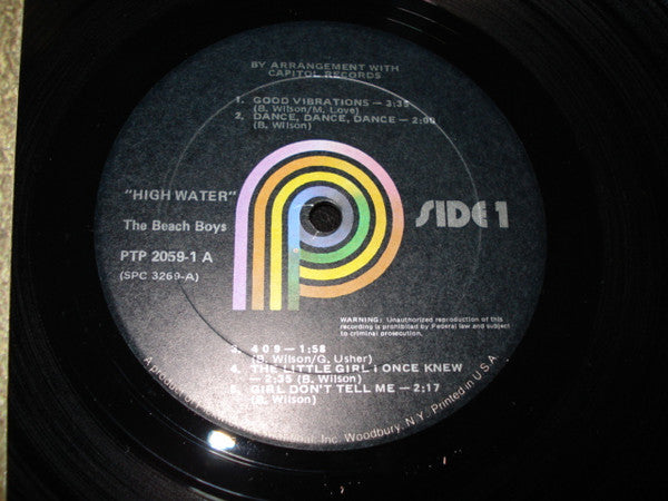 The Beach Boys : High Water (2xLP, Comp, RE)