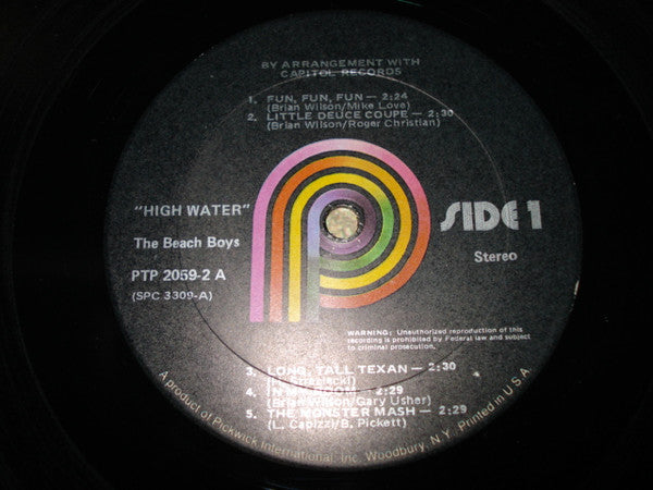 The Beach Boys : High Water (2xLP, Comp, RE)