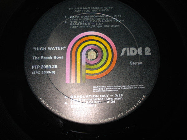 The Beach Boys : High Water (2xLP, Comp, RE)