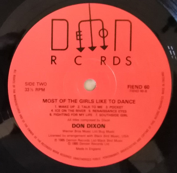 Don Dixon : Most Of The Girls Like To Dance But Only Some Of The Boys Like To (LP, Album)