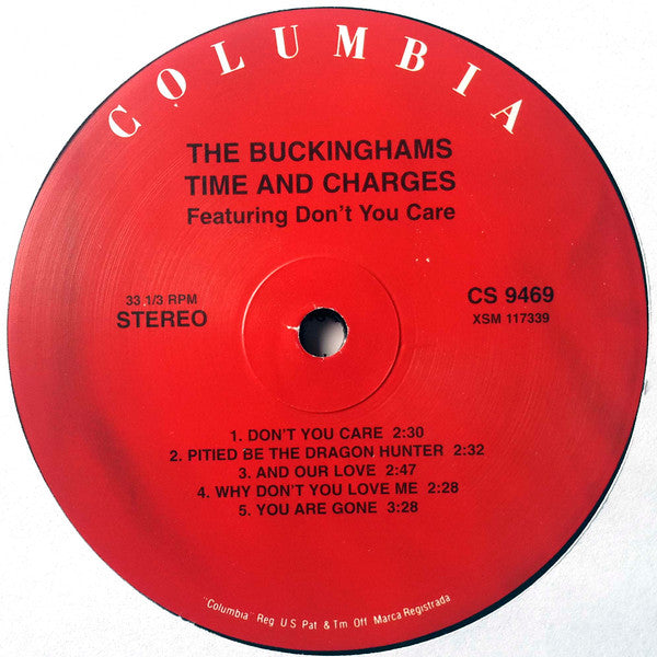 The Buckinghams : Time & Charges (LP, Album, RE)