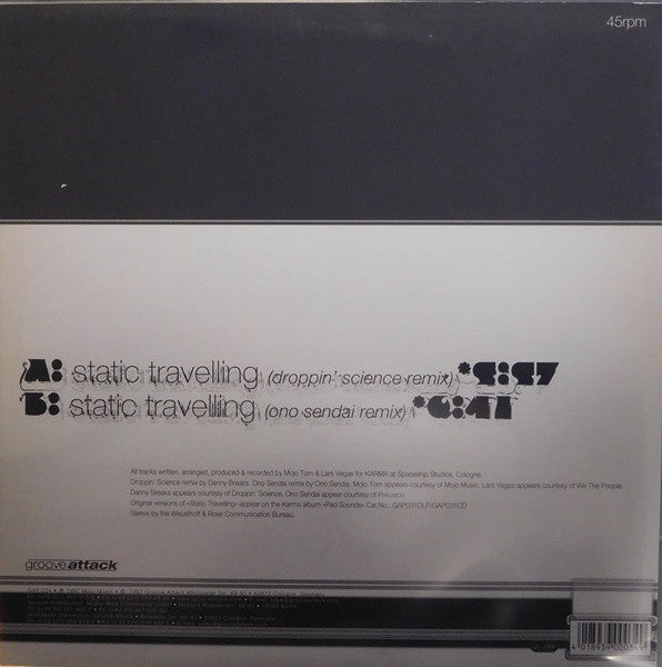 Karma : Karma 4 (Static Travelling Remixes) (12")