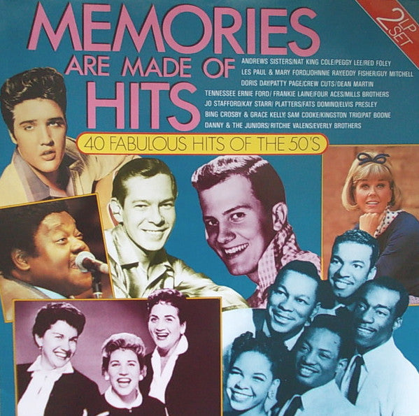 Various : Memories Are Made Of Hits - 40 Fabulous Hits Of The 50's (2xLP, Comp, Gat)