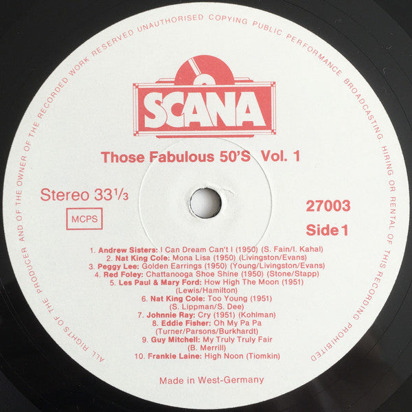 Various : Memories Are Made Of Hits - 40 Fabulous Hits Of The 50's (2xLP, Comp, Gat)