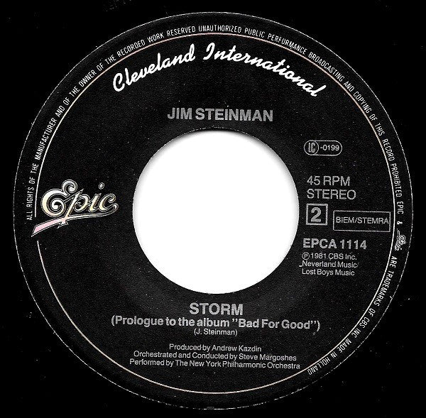Jim Steinman with Karla DeVito : Dance In My Pants (7", Single)