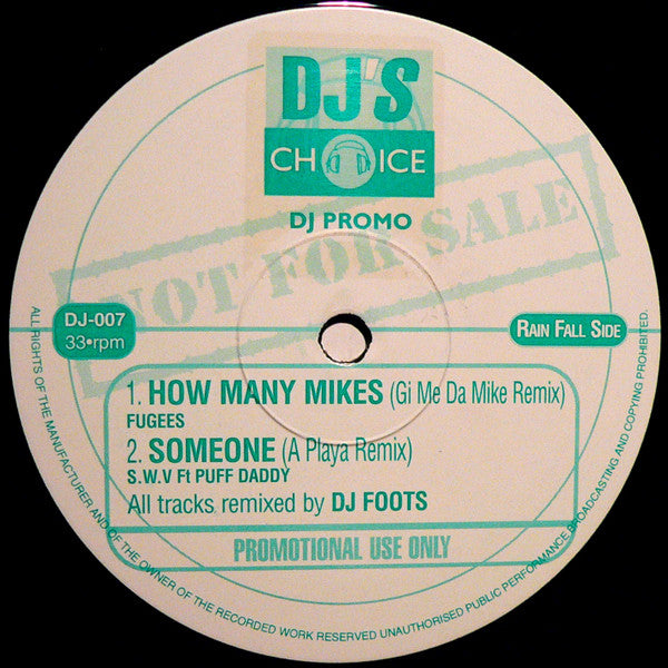 Various : Dj's Choice 7 (12", Promo)