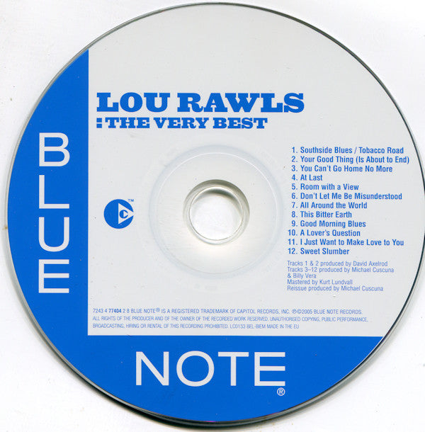 Lou Rawls : The Very Best (CD, Comp)
