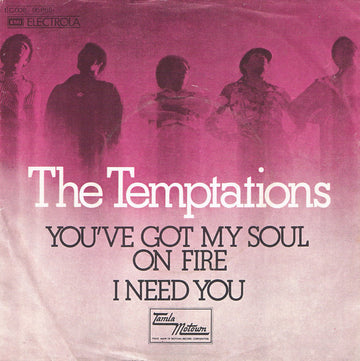 The Temptations : You've Got My Soul On Fire (7", Single)