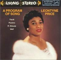 Leontyne Price, Gabriel Fauré, Francis Poulenc, Richard Strauss, Hugo Wolf : A Program Of Song (CD, Album)