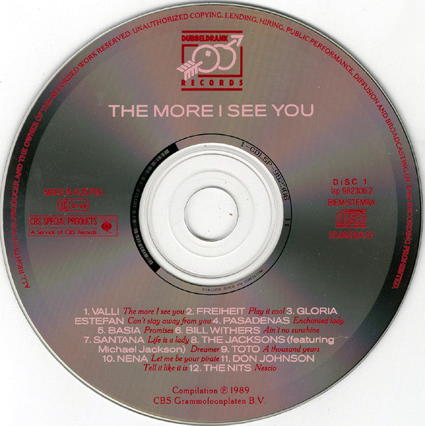 Various : The More I See You (2xCD, Comp)
